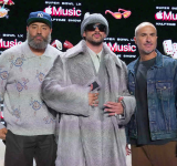 Bad Bunny enjoying his Super Bowl  moment, no mention of ICE to press